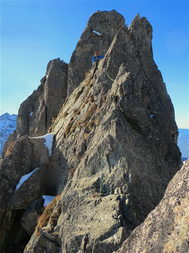 Arête entre Pic Sud et Pic Central